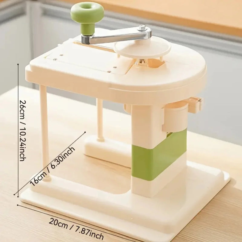 Mini Cortador para Repolho e Legumes e Folhas com 2 Lâminas - Manual e Prático Compacto e Eficiente para sua Cozinha Corte Preciso e Fácil Uso.