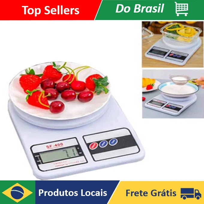 Balança Digital De Precisão para Cozinha 10kg