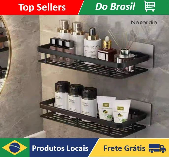 Prateleiras Premium para banheiro - Suporte para Xampu.