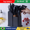 Kit de utensílios de cozinha com 19 peças