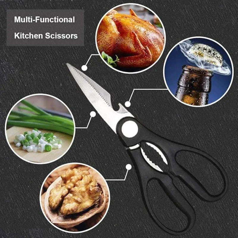 Conjunto de Facas e ferramentas Black Wave de aço inoxidável para chefs  - 6 PCs.